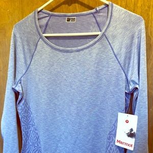 Marmot Rowe LS Woman’s top (NWT) (Medium) Lilac